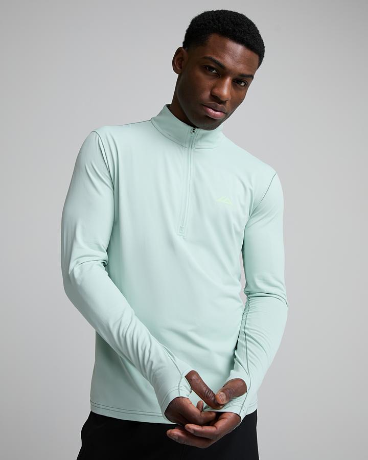 Trailberg Nucleus Quarter Zip T-Shirt Green, Men's size: XXL, FootAsylum