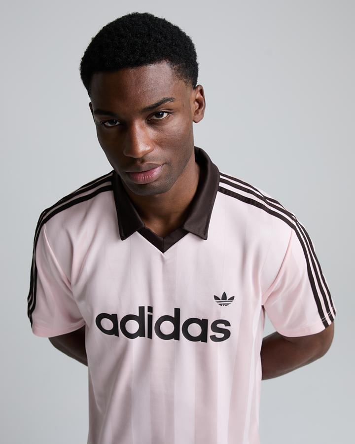 Adidas Originals Football Club Jersey Pink, Men's size: M, FootAsylum