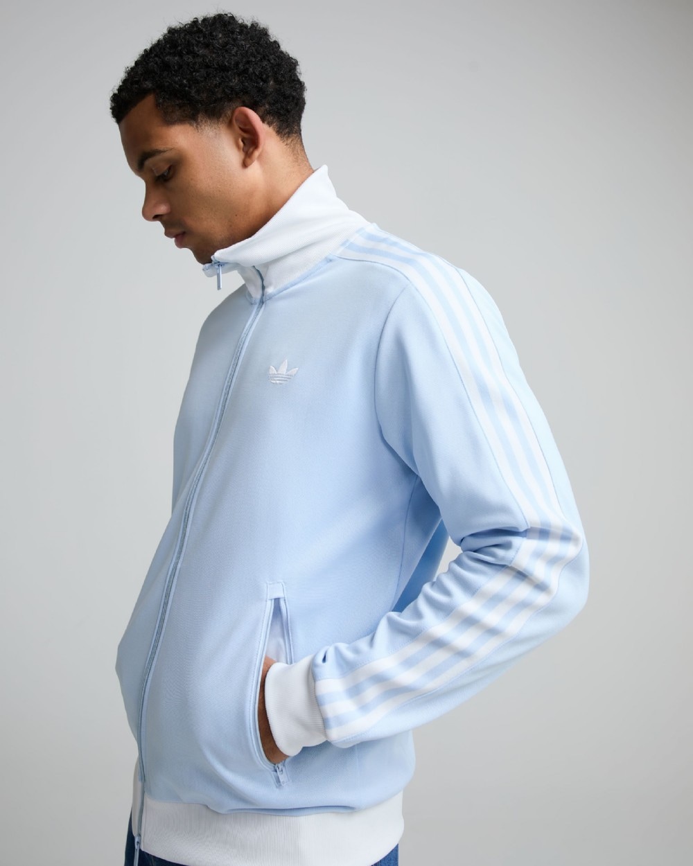 Adidas Originals Classic Track Top White, Men's size: L, FootAsylum