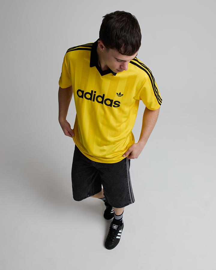 Adidas Originals Football Club Jersey Yellow, Men's size: S, FootAsylum