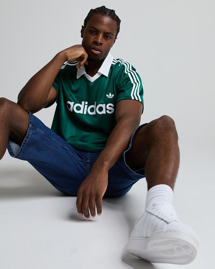 Adidas Originals Football Club Jersey Green, Men's size: M, FootAsylum