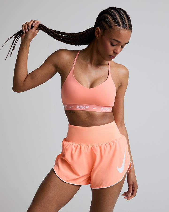 Nike Womens Indy Light-Support Sports Bra Orange, Women's size: S, FootAsylum