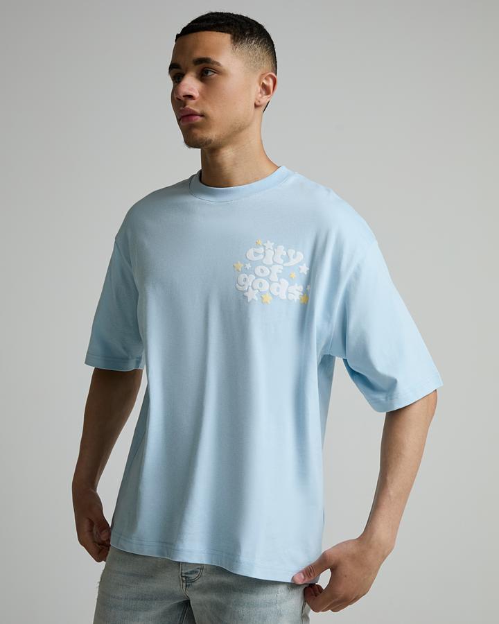 Lorenzo City Of Gods T-Shirt Blue, Men's size: XXL, FootAsylum