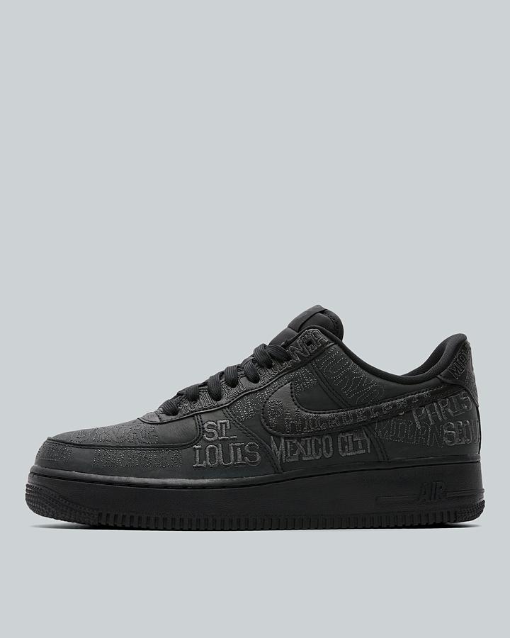 Nike Air Force 1 Low Lv8 Graffiti 'On Tour' Trainer Black, Men's size: 6, FootAsylum