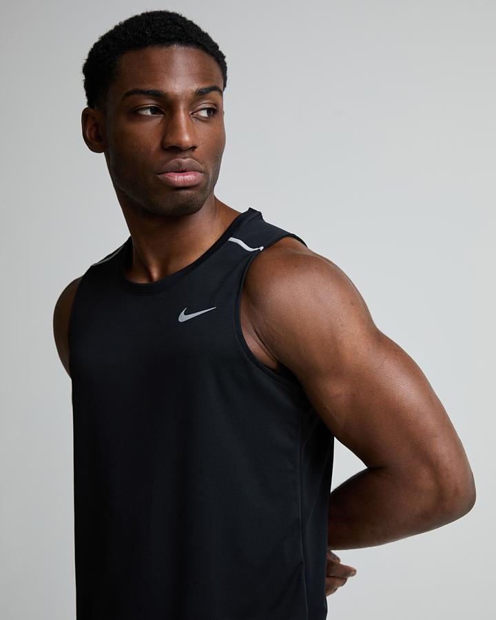 Nike Dri-Fit Miler Tank Top Black, Men's size: M, FootAsylum