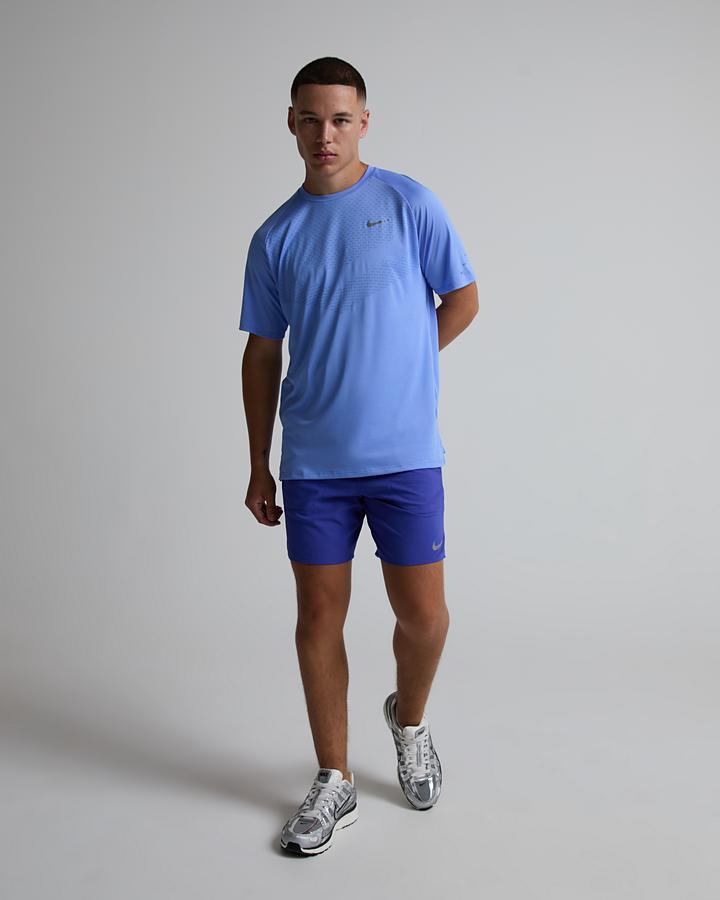 Nike Dri-Fit Adv Stride Short-Sleeve Running T-Shirt Blue, Men's size: 2XL, FootAsylum