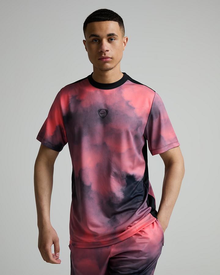 Nike Academy Plus Short Sleeve Aop Gx T-Shirt Red, Men's size: XS, FootAsylum