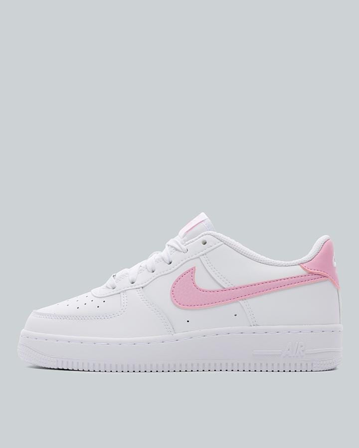 Nike Unisex White Junior Air Force 1 Low Trainer - Size 3.5 Kids - Footasylum