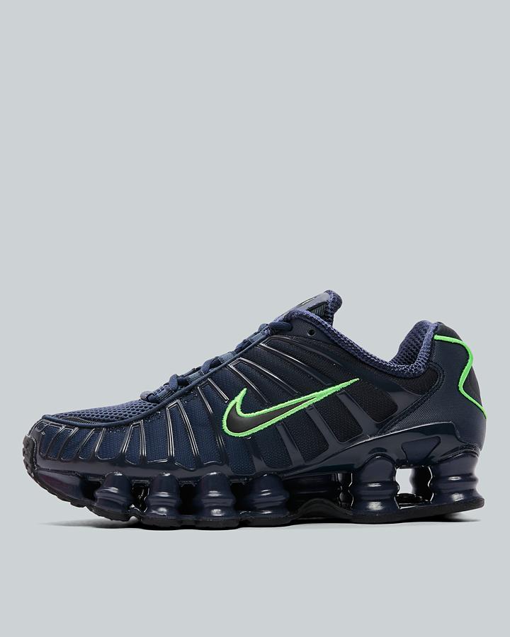 Nike Junior Shox Tl Trainer Navy, Kids size: 4.5, FootAsylum