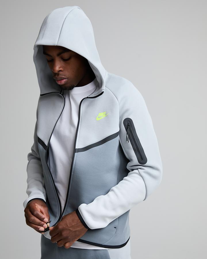 Nike Tech Fleece Windrunner Hoodie Grey, Men's size: XS, FootAsylum