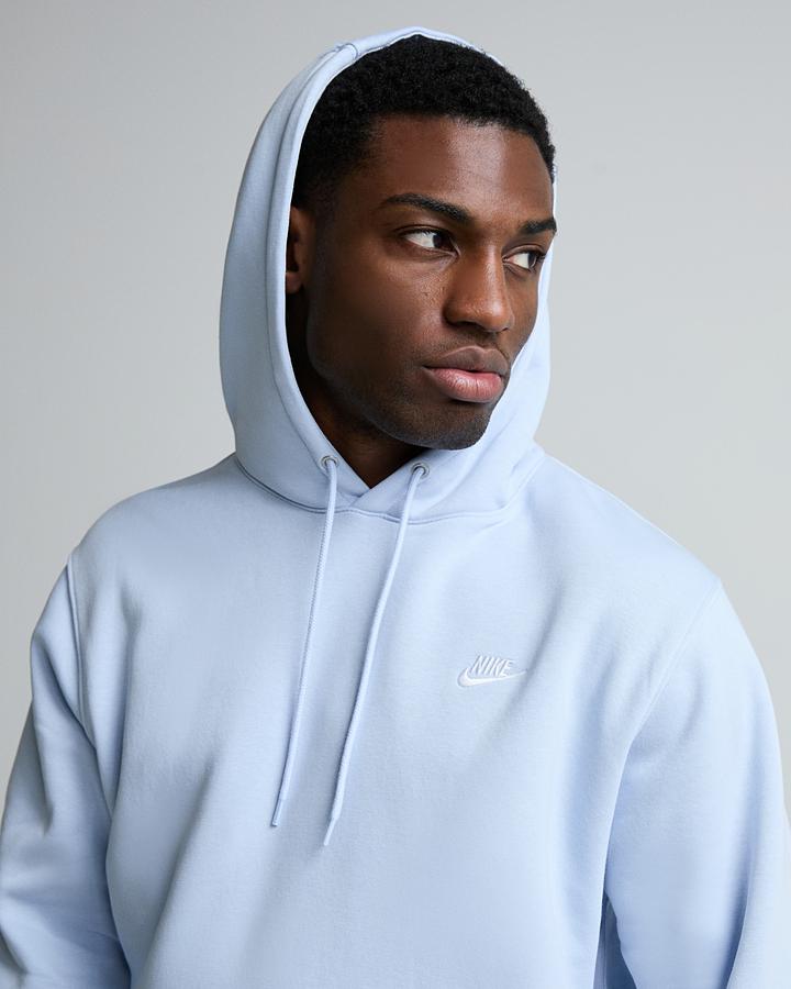 Nike Club Overhead Hoodie Blue, Men's size: XS, FootAsylum