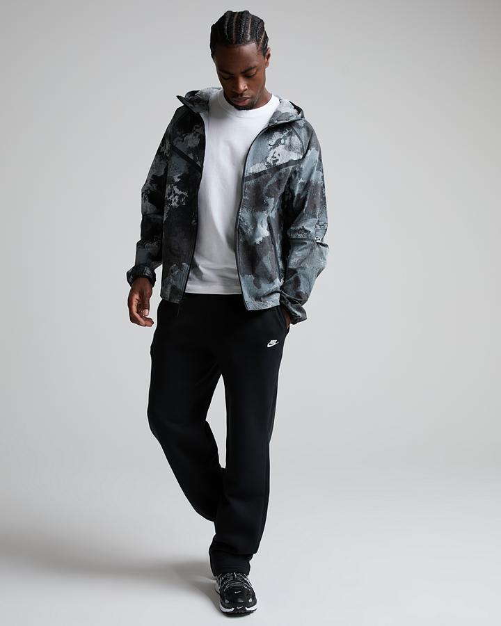 Nike Tech Windrunner Dri-Fit Woven Aop Full Zip Jacket Grey, Men's size: XL, FootAsylum