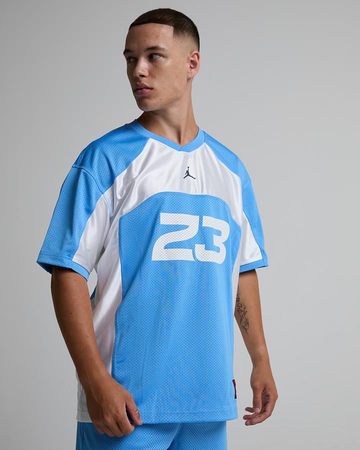 Jordan Flight Short Sleeve Jersey Blue, Men's size: 2XL, FootAsylum