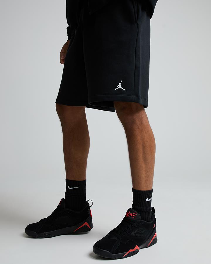 Jordan Brooklyn Fleece Short Black, Men's size: S, FootAsylum