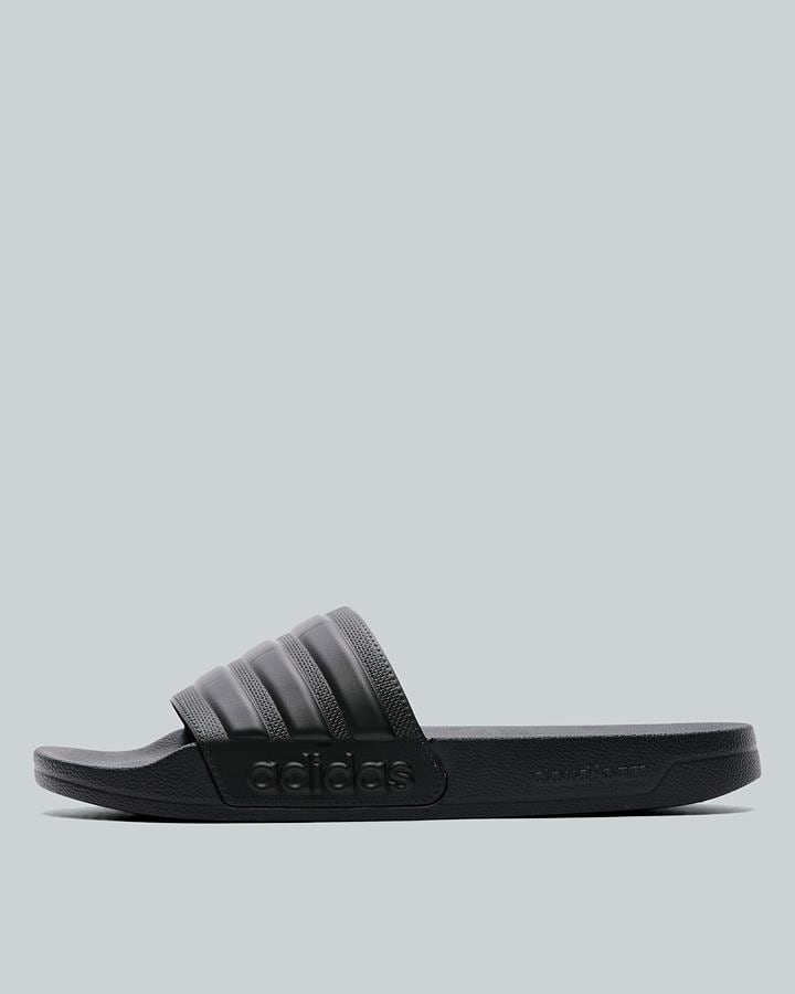 Adidas Adilette Shower Slide Black, Men's size: 6, FootAsylum