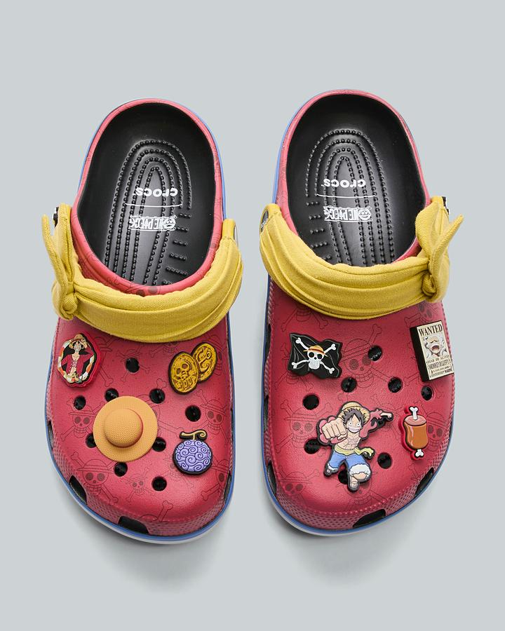 Crocs One Piece Luffy Classic Clog Pink, Men's size: 6, FootAsylum