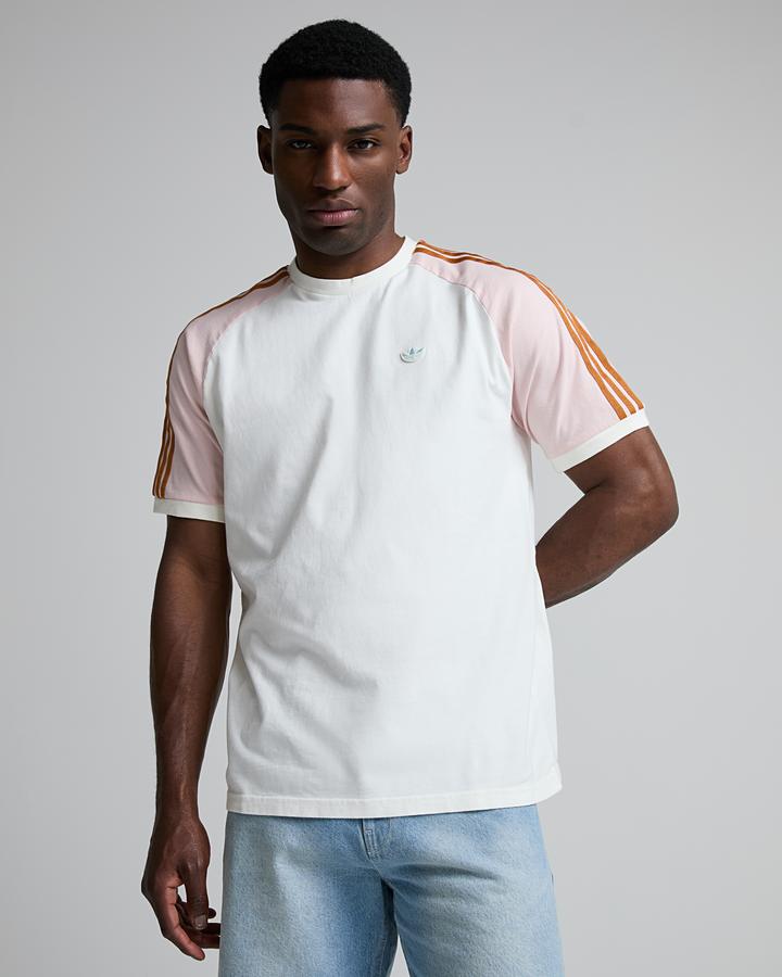 Adidas Originals Cali T-Shirt White, Men's size: S, FootAsylum
