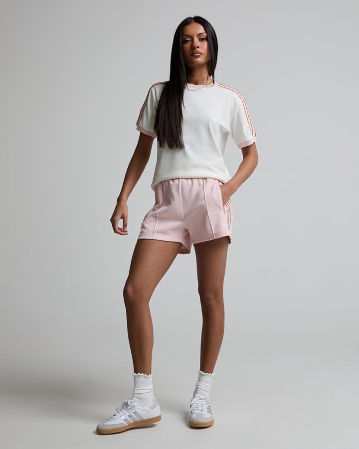 Adidas Originals Womens Summer Glow Crochet 3-Stripes Short Pink, Women's size: M, FootAsylum