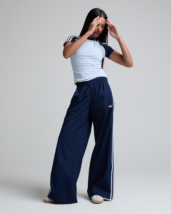 Adidas Originals Womens Crochet 3 Stripe Pant Navy, Women's size: XS, FootAsylum