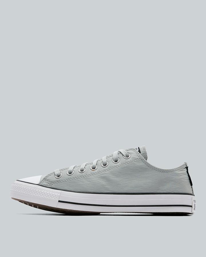Converse Chuck Taylor All Star Ox Nylon Trainer Grey, Men's size: 8.5, FootAsylum