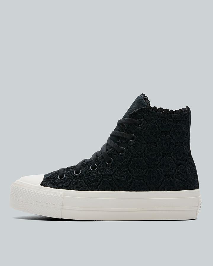 Converse Womens Chuck Taylor All Star Lift Trainer Black, Women's size: 8, FootAsylum