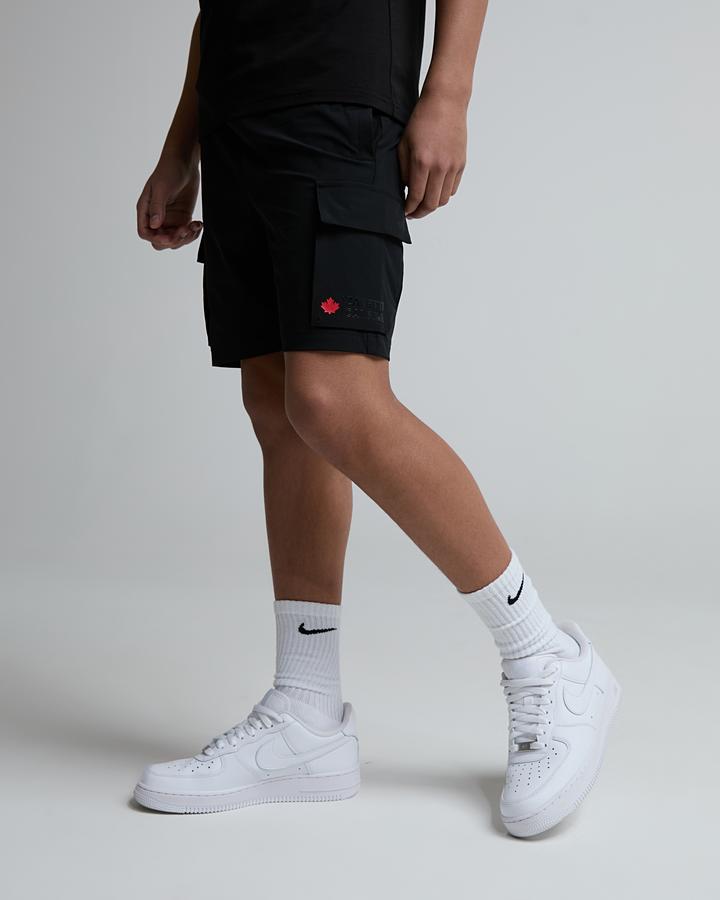 Zavetti Canada Junior Matera 2.0 Cargo Short Black, Kids size: L/B, FootAsylum