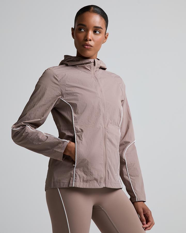 Trailberg Womens Drift Piping Windbreaker Beige, Women's size: XS, FootAsylum