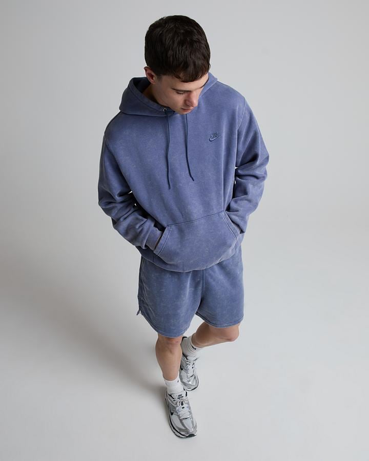 Nike Club Overhead Hoodie Blue, Men's size: XS, FootAsylum