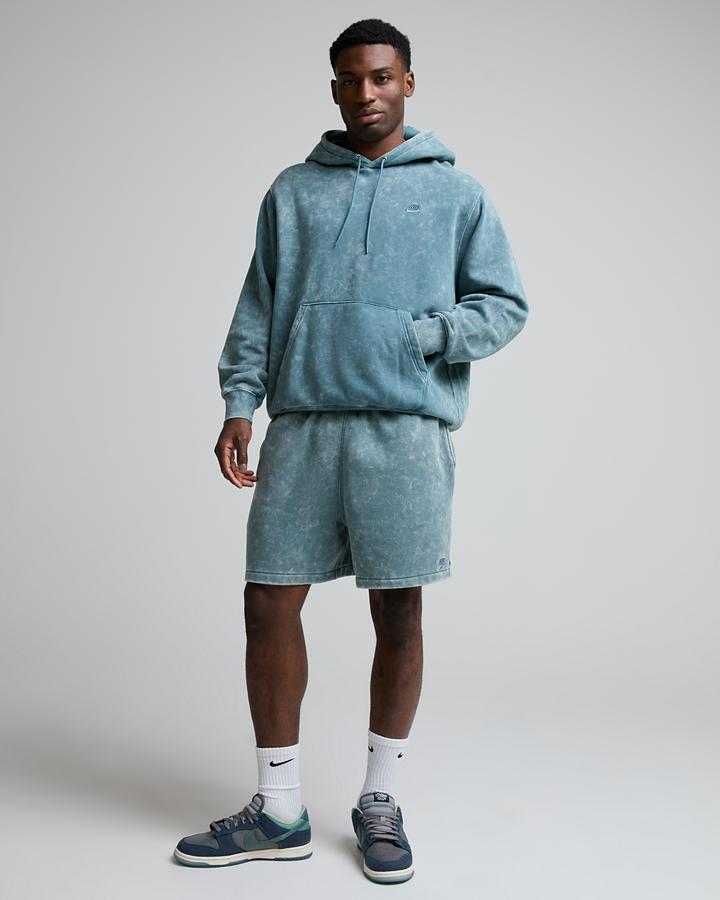 Nike Club Washed Overhead Hoodie Green, Men's size: XL, FootAsylum