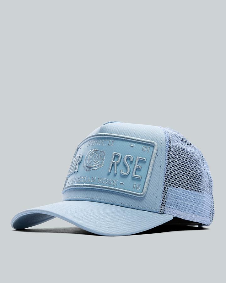Christian Rose Iconic Vinyl Patch Plate Cap Blue, Men's size: ONE SIZE, FootAsylum