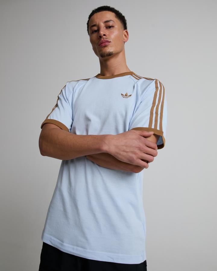 Adidas Originals 3S Cali T-Shirt Blue, Men's size: M, FootAsylum