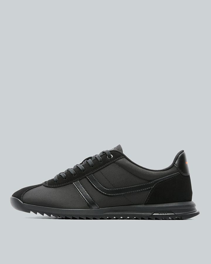 Boss Zayn Tenn Trainer Black, Men's size: 8, FootAsylum