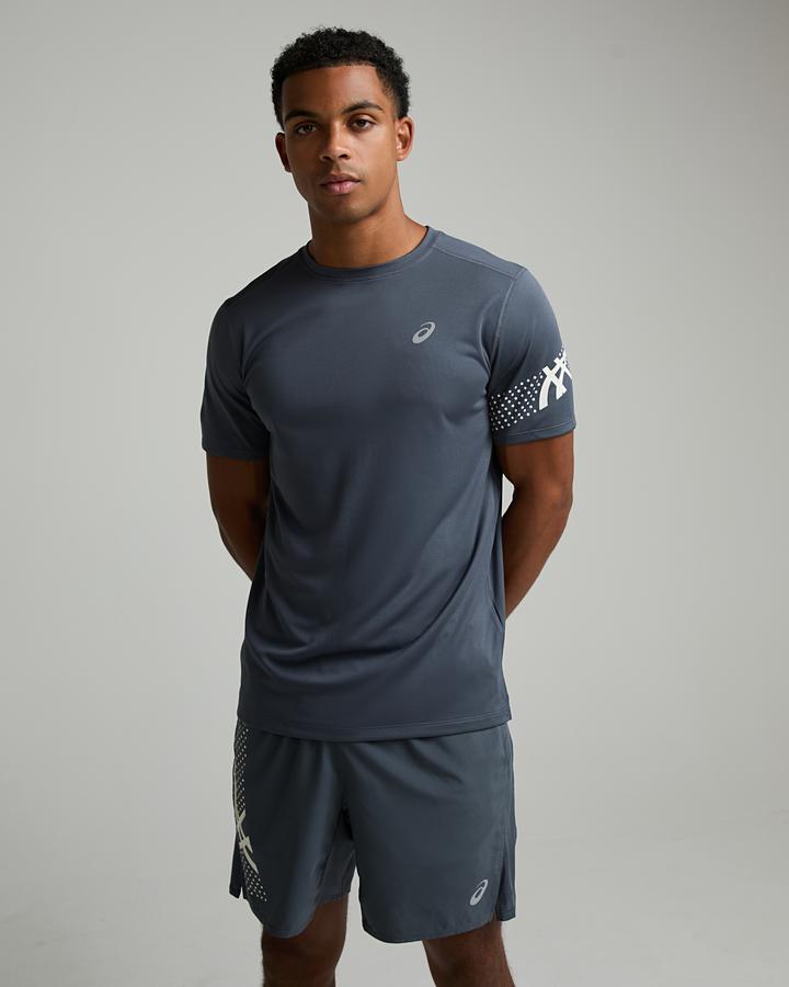 Asics Icon Short Sleeve T-Shirt - Grey