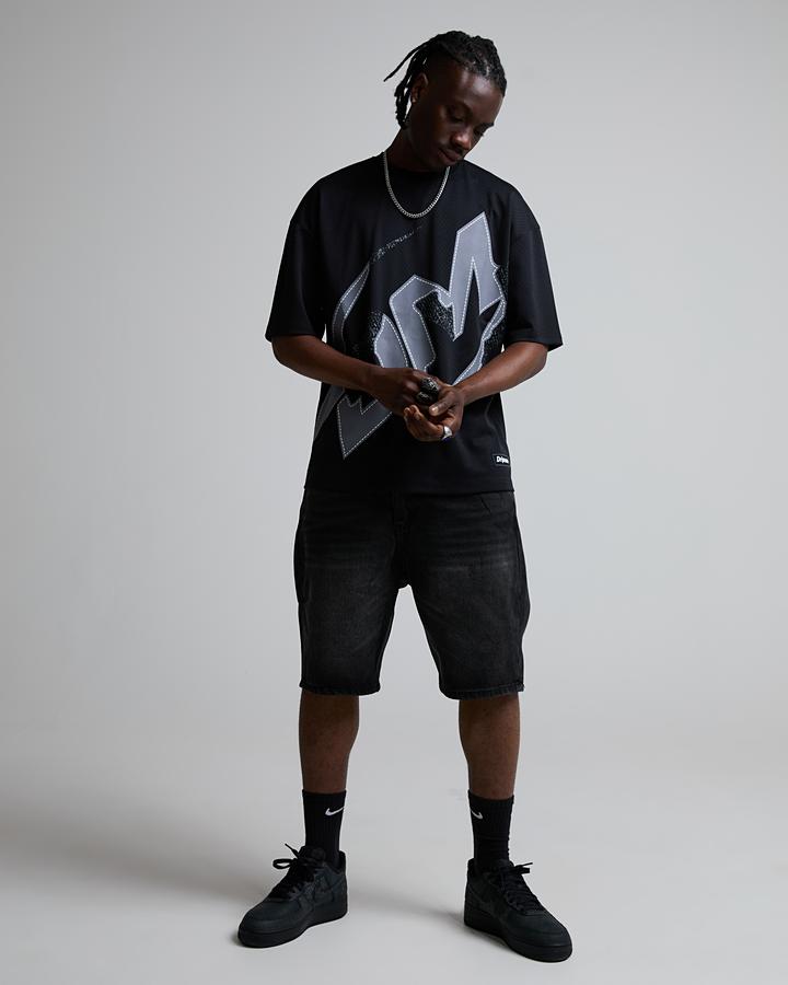 Dripmade Cypher Monogram Denim Short Black, Men's size: 32, FootAsylum