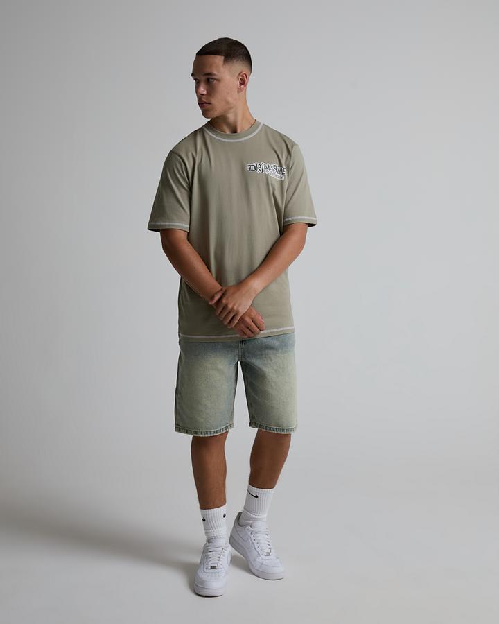 Dripmade Cypher Monogram Denim Short Blue, Men's size: 32, FootAsylum