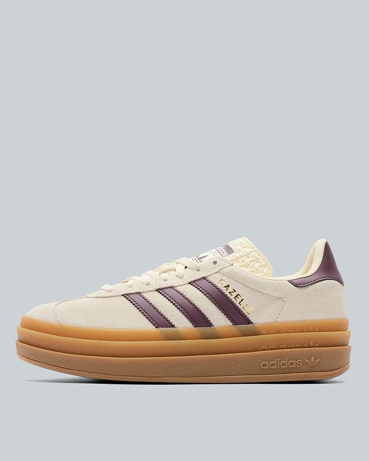 Adidas Originals Junior Gazelle Bold Trainer White, Kids size: 4, FootAsylum