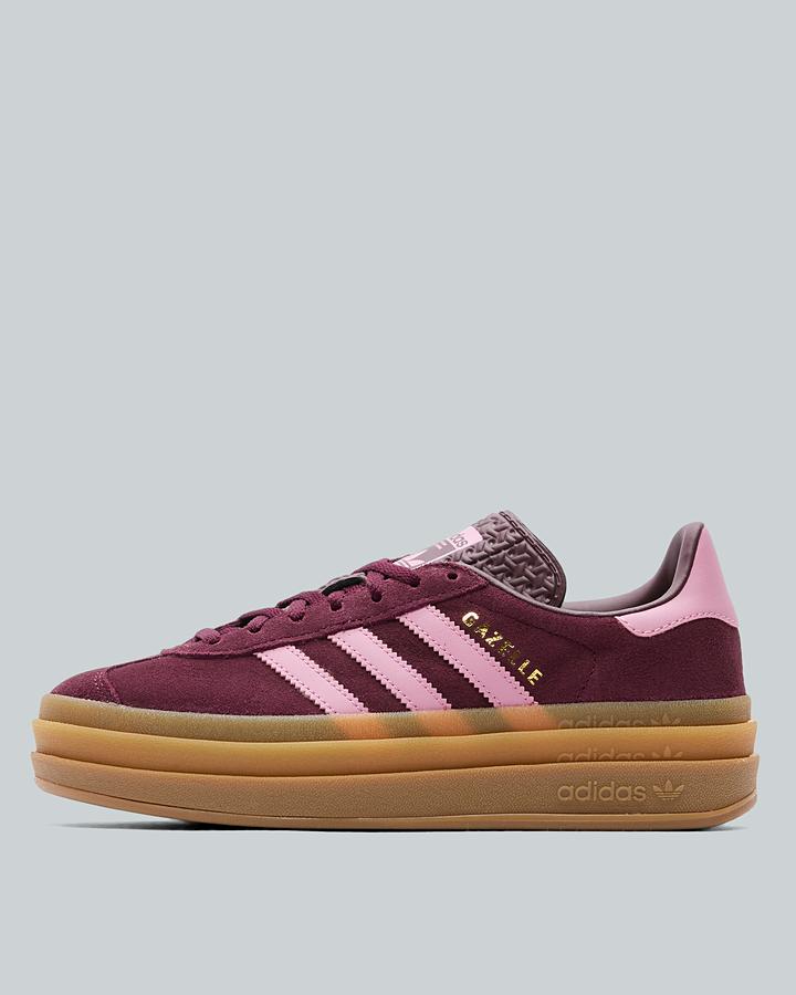 Adidas Originals Junior Gazelle Bold Trainer Red, Kids size: 4, FootAsylum