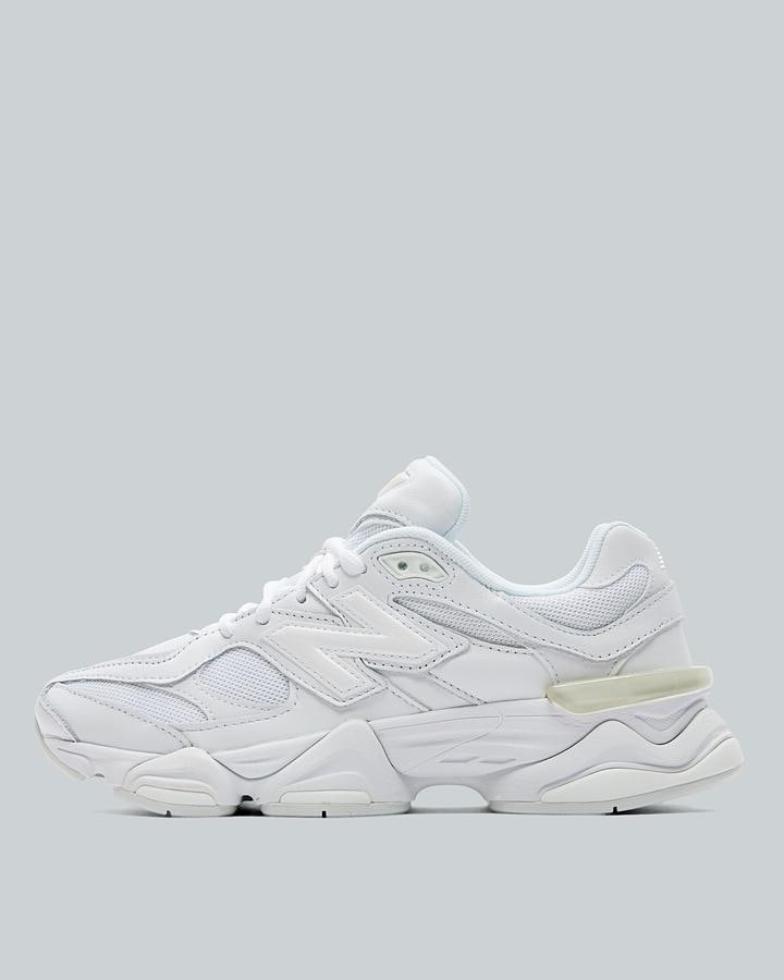New Balance Womens 9060 Trainer White, Women's size: 5.5, FootAsylum