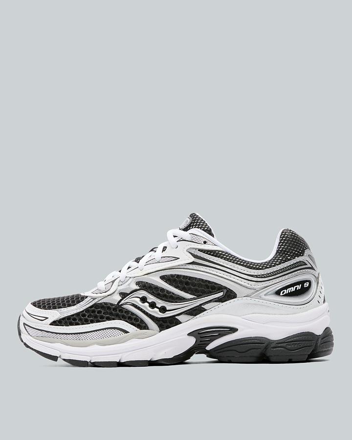 Saucony Womens Progrid Omni 9 Trainer White, Women's size: 4, FootAsylum