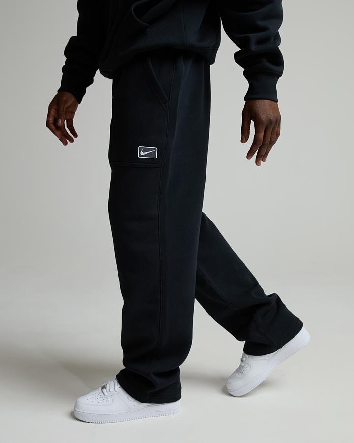 Nike Street Fleece Open Hem Pant Black, Men's size: L, FootAsylum