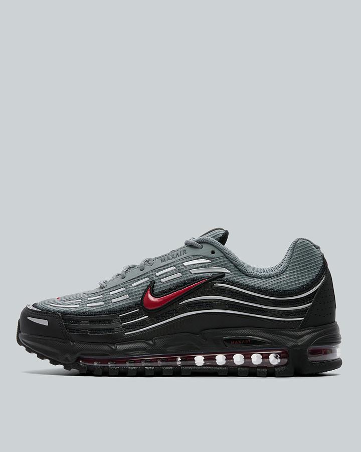 Nike Men's Air Max Tl 2.5 Shoes - Grey/Red - 10.5(45.5) - Image 3