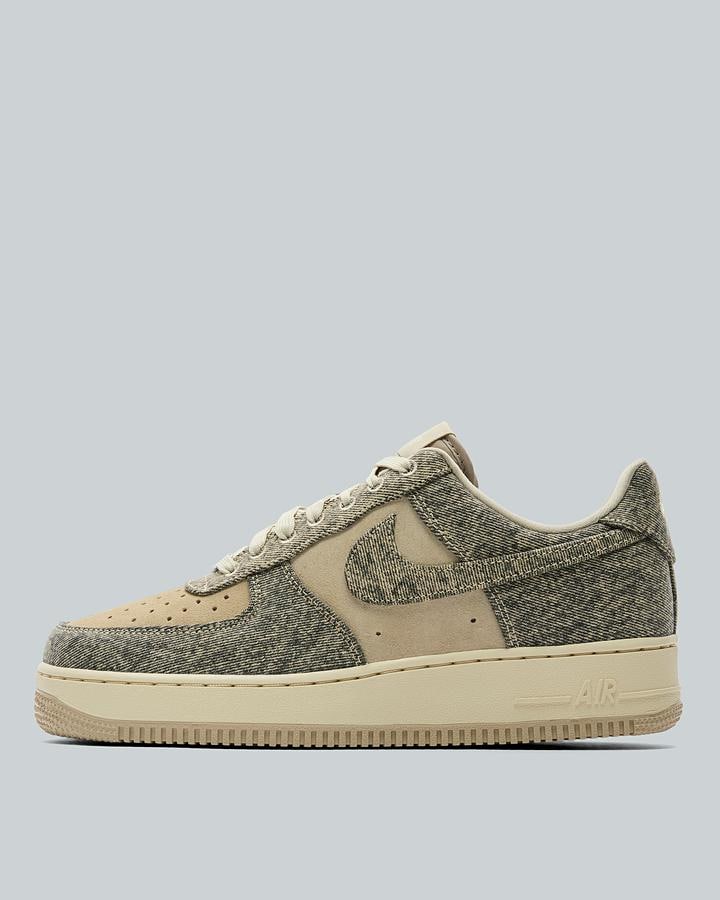 Nike Air Force 1 Low Lv8 Denim Trainer Beige, Men's size: 10.5, FootAsylum