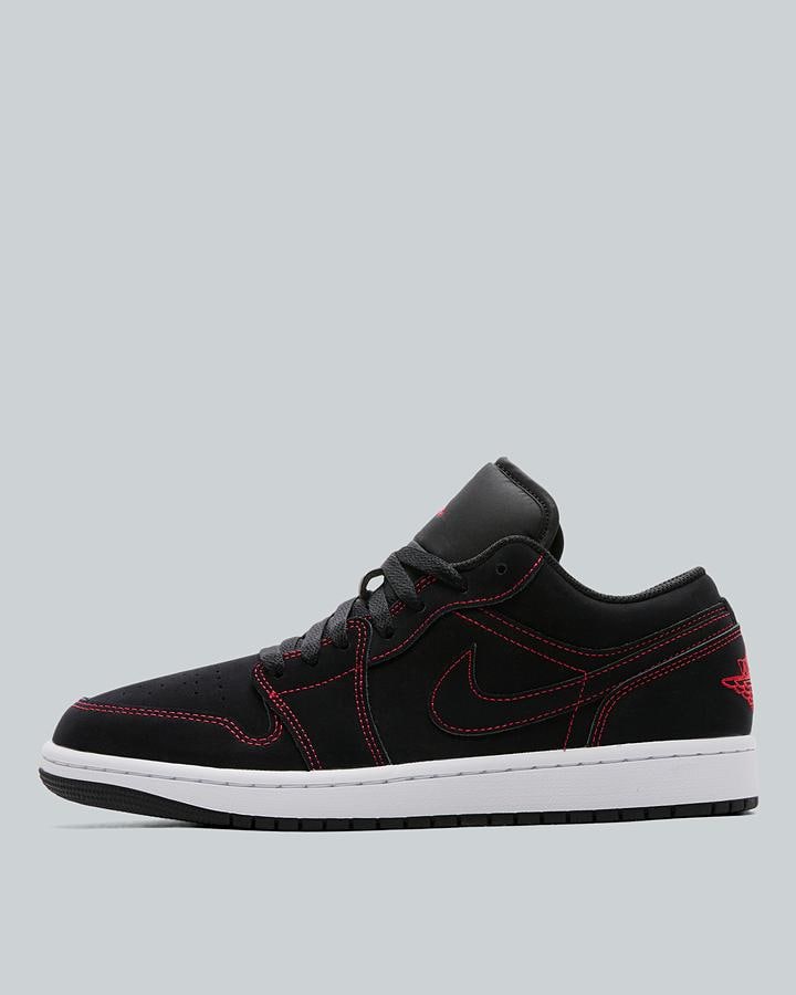 Jordan Air 1 Low Trainer Black, Men's size: 7.5, FootAsylum