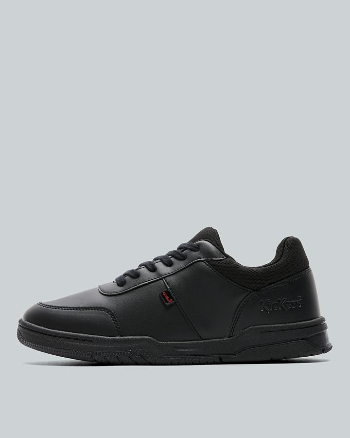 Kickers Junior Mervan Lacer Shoe Black, Kids size: 6, FootAsylum