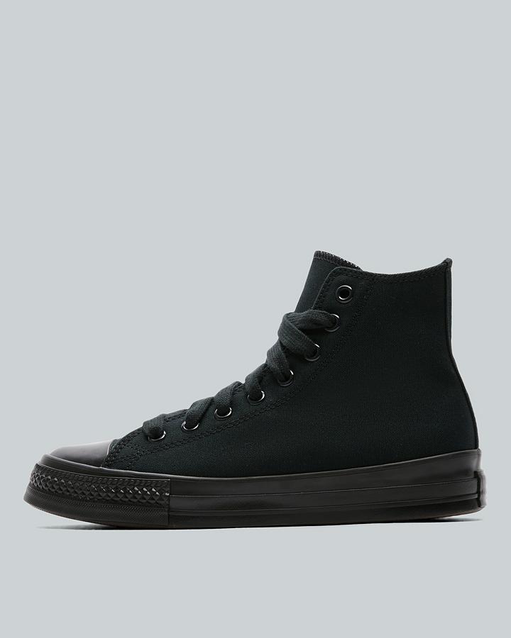 Converse - Men - Chuck Taylor All Star Throwback Ox - Trainers - 10 - Black - Image 3