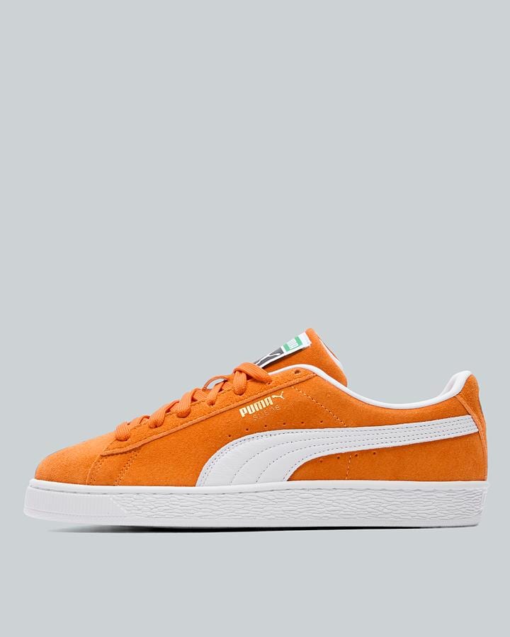 Puma Suede Classic Trainer Orange, Men's size: 6, FootAsylum