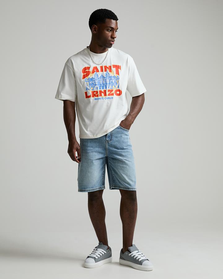 Lorenzo Monte Carlo T-Shirt White Size: S - Footasylum