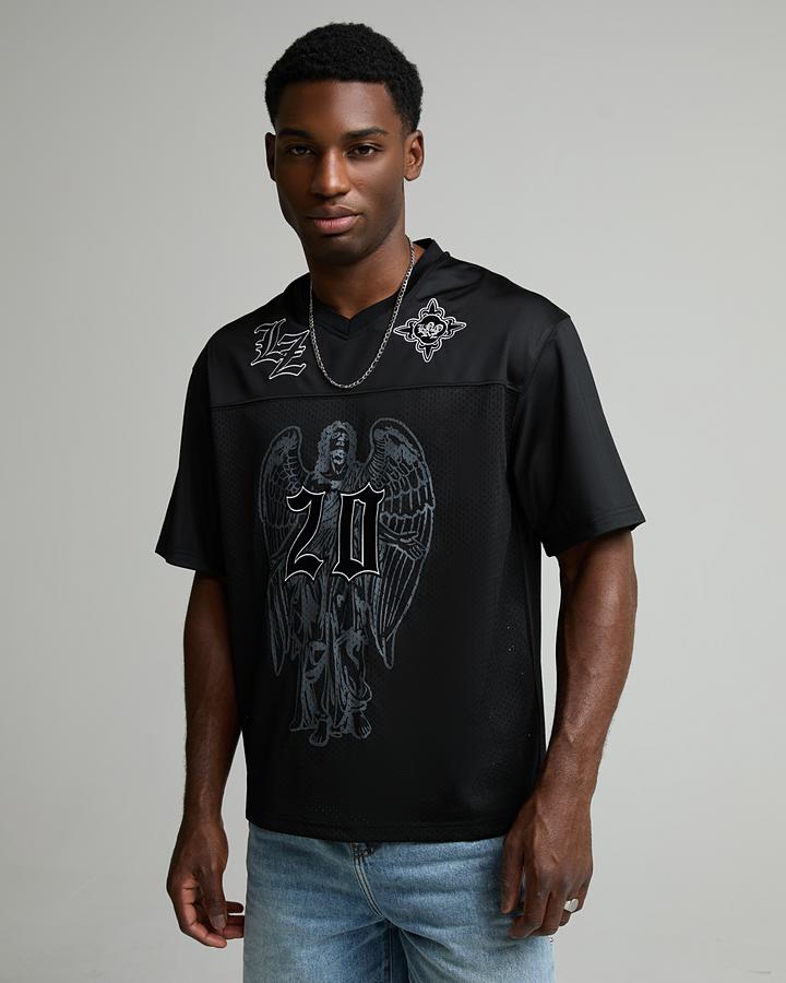 Lorenzo Angelo Jersey Black, Men's size: XS, FootAsylum