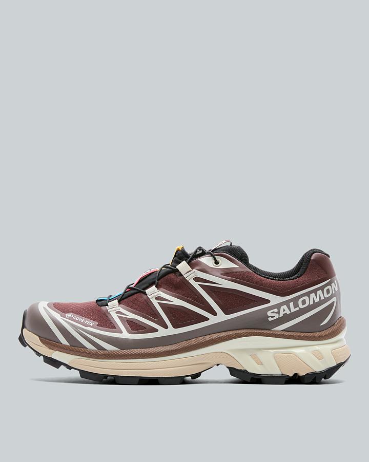 Salomon Womens Xt-6 Gore-Tex Trainer Brown Size: 7 - Footasylum