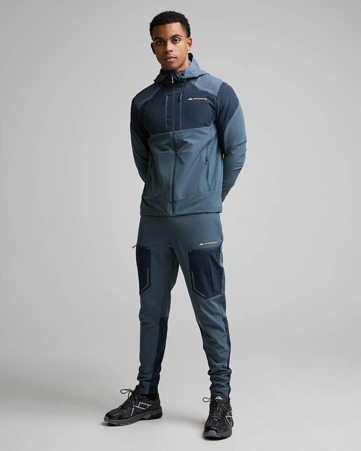 Monterrain Orbit Woven Running Hoodie - Blue